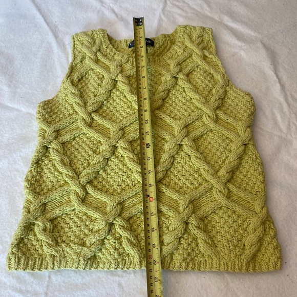 COMPANY by ELLEN TRACEY CHUNKY KNIT SLEEVES SWEATER TOP . - Picture 6 of 13